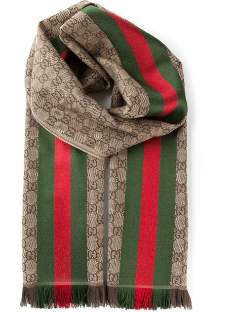 gucci scarf and gloves|Men's Designer Gucci Scarves .